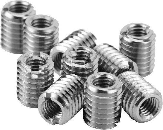 set inbusreductie M5 naar M8, 10 stuks roestvrij staal voor duurzame schroefdraad reparatie in auto en industrie — afbeelding 5