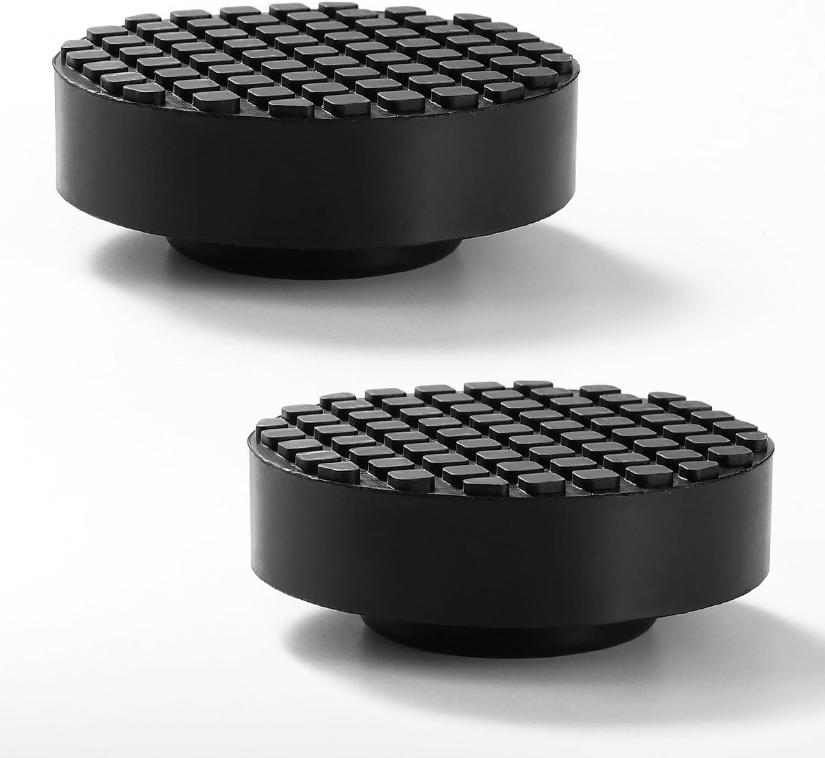 2 Stuks Autokrik Rubberen Pad 65mm, Universele Rubberen Pad Jack Pads, Autokrik Pad Rubber, voor Autokrikken en Hefplatforms