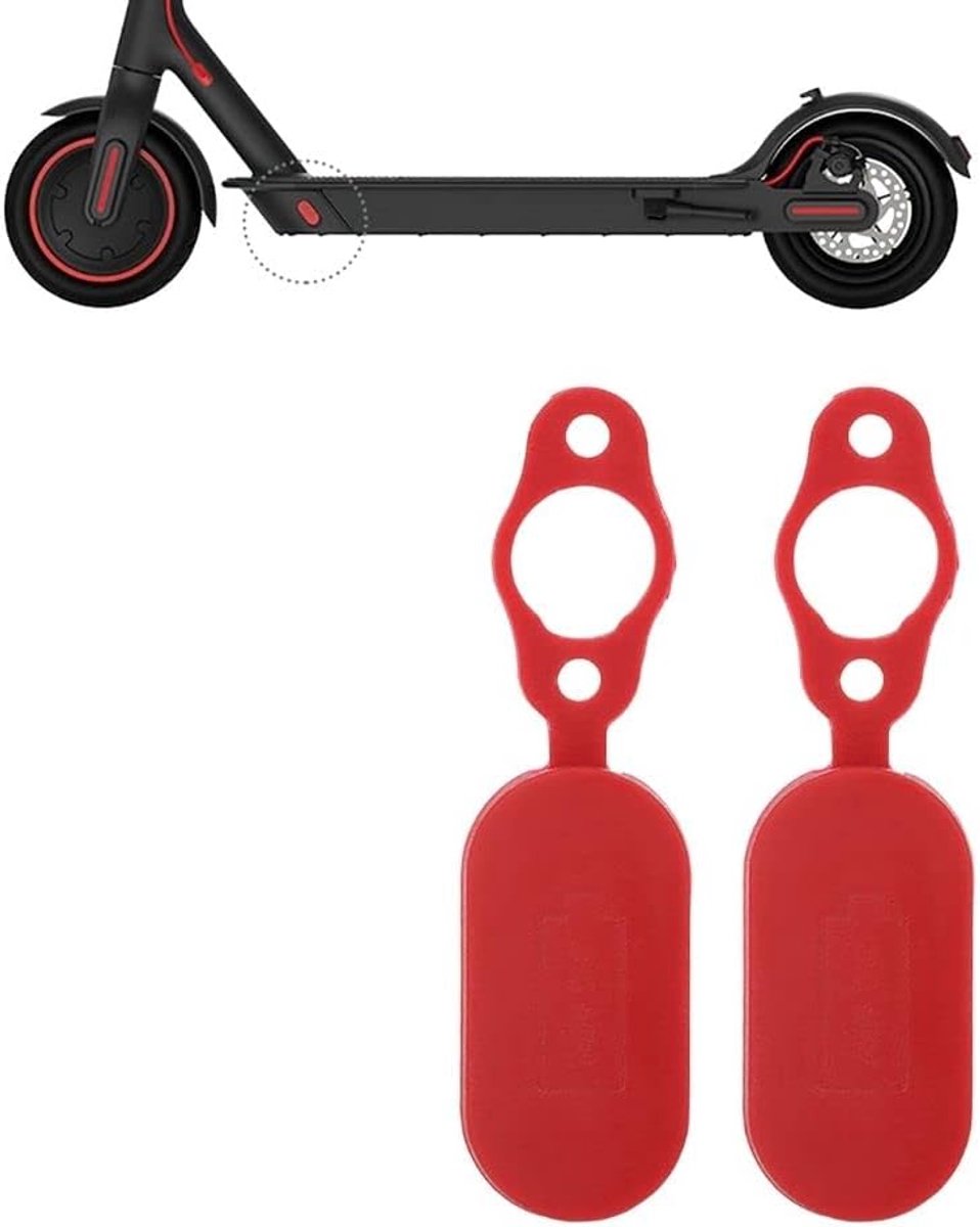 Afdekking voor Pro Elektrische Scooter, Rubber Stofbescherming, Laadstekker Beschermkap, 2 Stuks