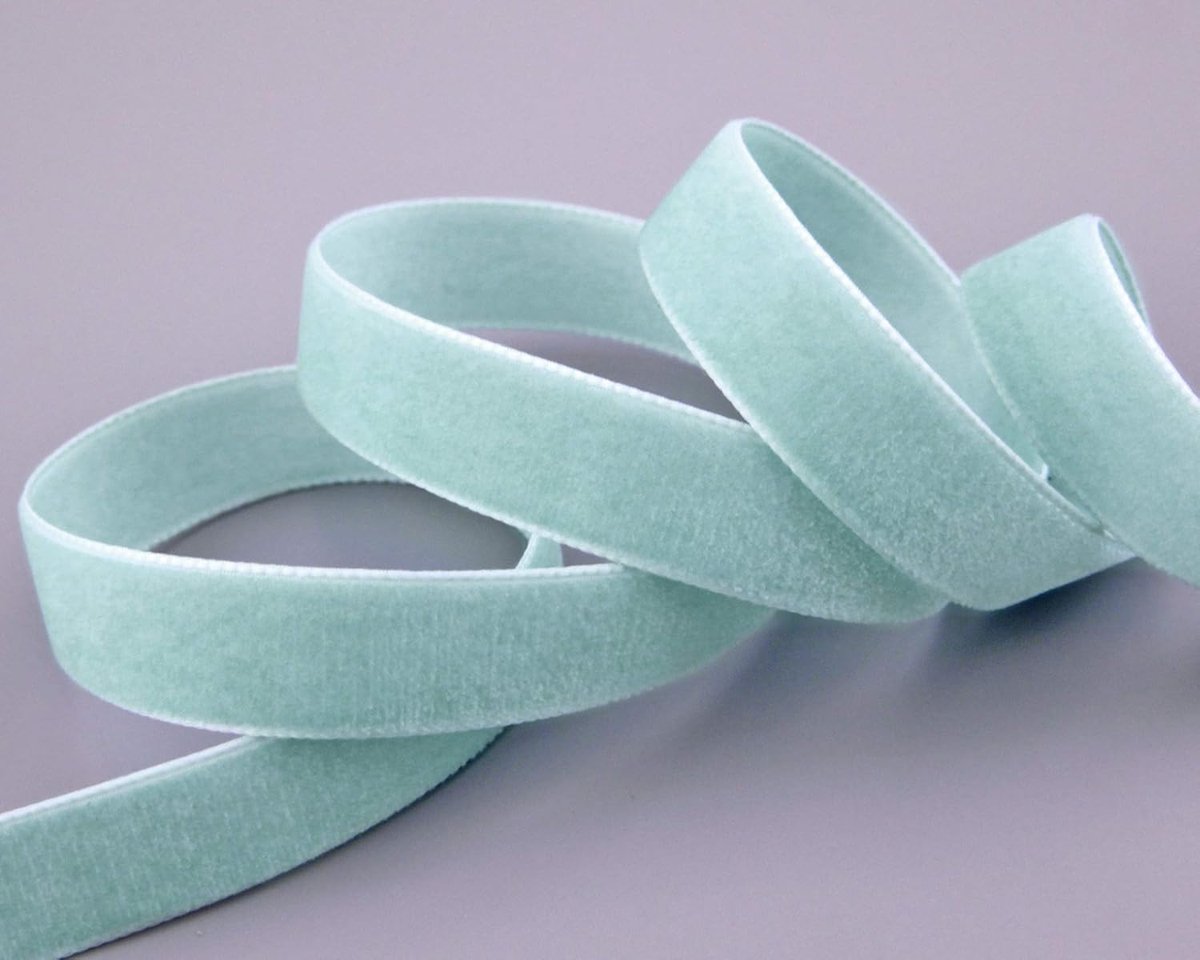 finmark fluwelen band (deel 2) Decoratielint velours eenzijdig fluweel vasthoekig Velvet Ribbon om te naaien decoreren