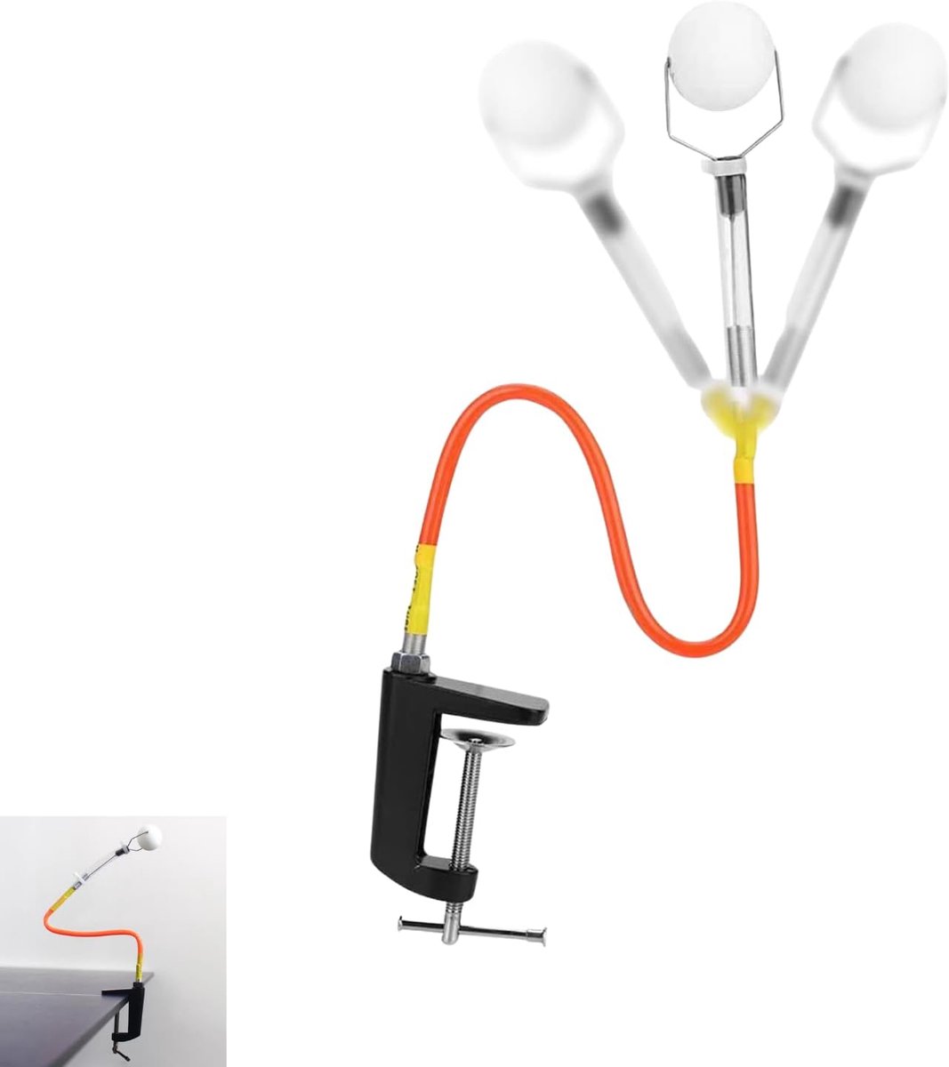Tafeltennistrainer, Spin Trainer Vaste Snelle Rebound Ball Clip Training Machine Pong Training Set