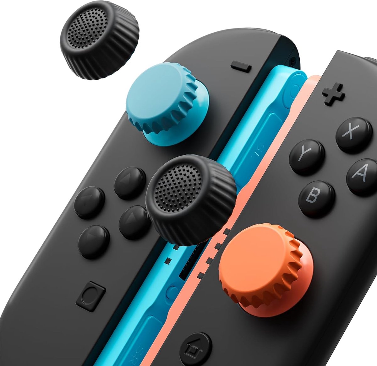 Switch 2 duimgrips voor Nintendo Switch 2 Joy-Con en Pro Controller, antislip siliconen joystickhoezen, ergonomisch ontwerp voor betere grip, comfortabel en duurzaam