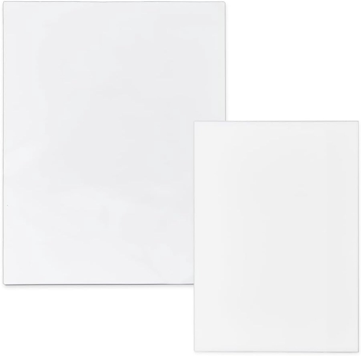 100 vellen, 2 maten, transparante plakbriefjes, 18,2 x 12,5 cm/29,7 x 21 cm, transparante notitieblaadjes, waterdicht, zelfklevend, transparant, A4, zelfklevende notitieblaadjes om te