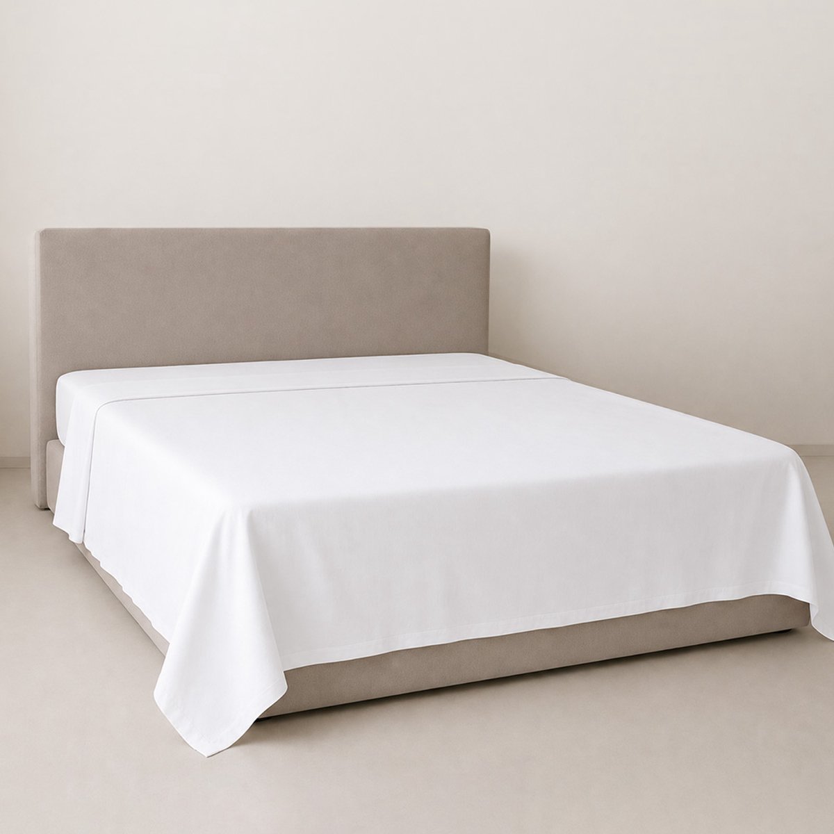 AMSTELINEN Laken 180x290 – Premium Hotelkwaliteit – TENCEL™ Lyocell Sateen – Signature White – Eenpersoons – Koeler Slapen, Zacht, Ademend & Strijkvrij