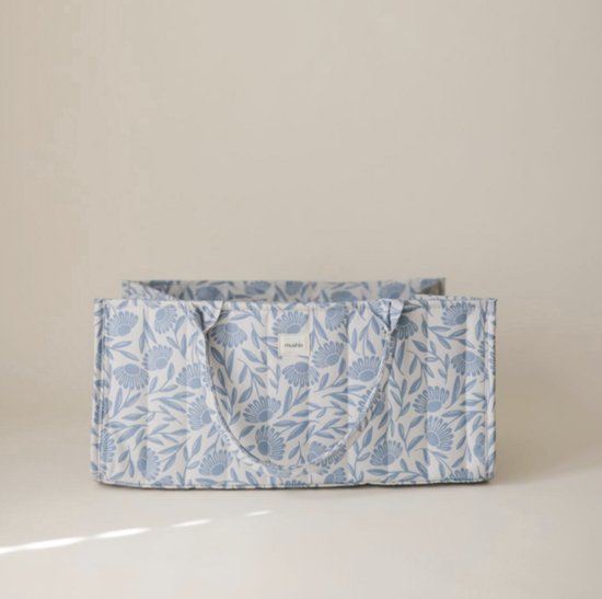 Mushie Luierorganizer - Blauwe Bloemen — afbeelding 5
