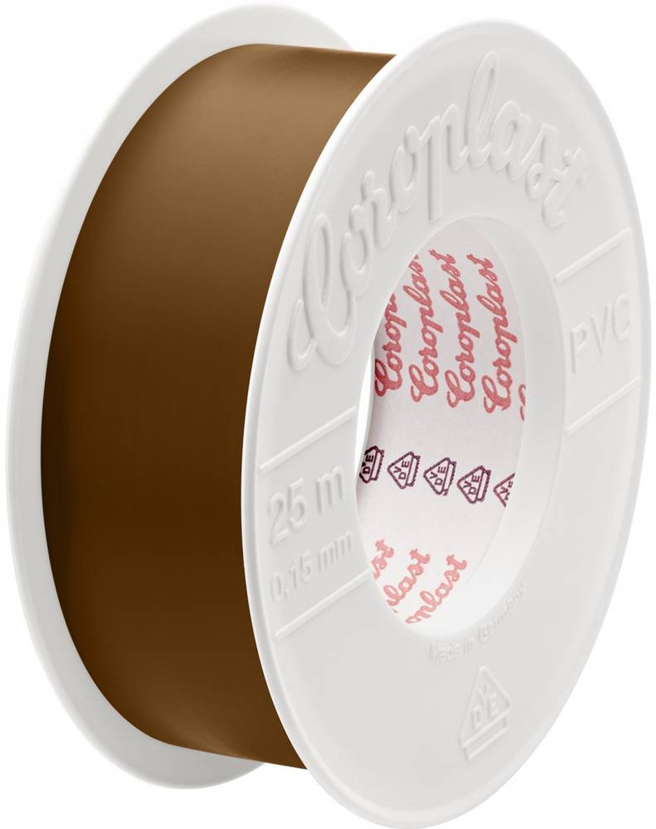 Coroplast 302 PVC 265960 Isolatietape Bruin (l x b) 25000 mm x 30 mm 1 stuk(s)