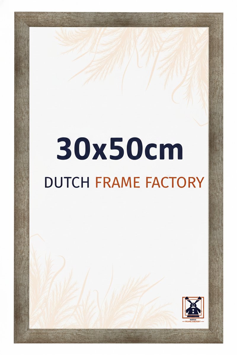 Fotolijst 30x50 cm - MDF - Metaal Vintage - Benno