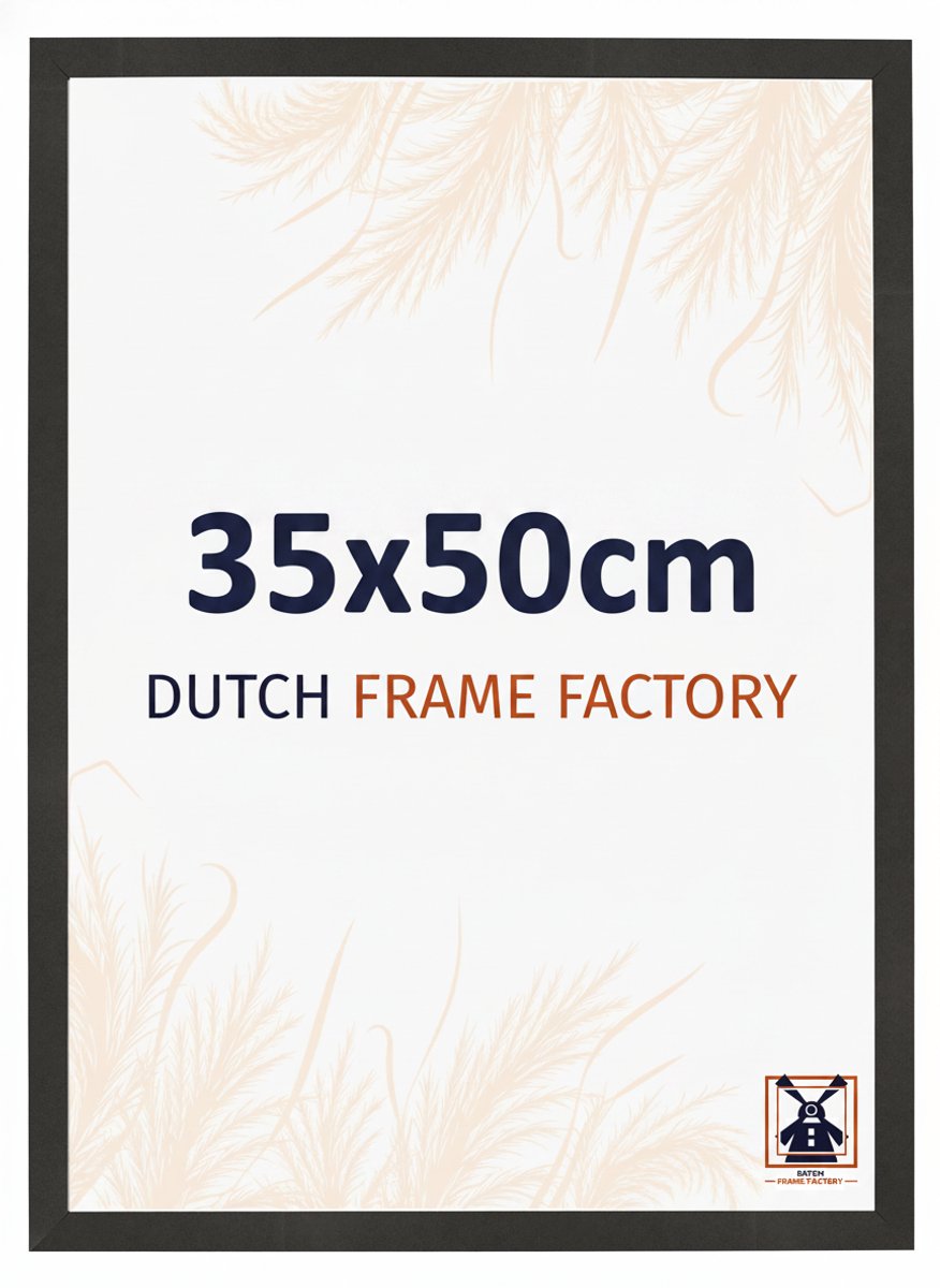 Dutch Frame Factory Fotolijst 35x50 cm - MDF - Zwart Mat - Benno