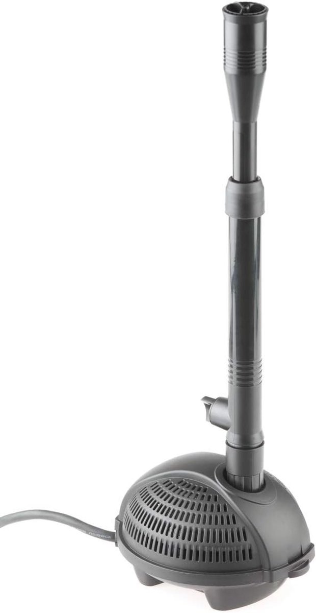 Waterspeelpomp - Voor Tuinvijvers - Produceert Vier Verschillende Fonteinen - Inclusief Telescopische Verlenging - Voor Vijvers en Sierfonteinen