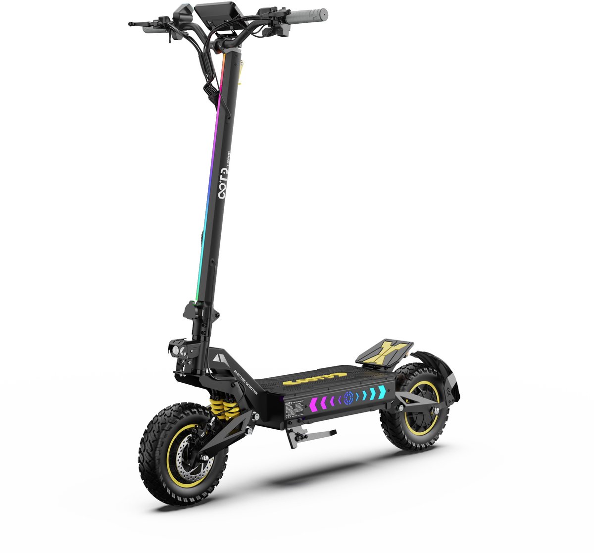 OOTD T10 Pro - opvouwbaar - Elektrische scooter - 52V 23.4Ah - 11inch - 70km actieradius - 1300W*2 motor - zwart