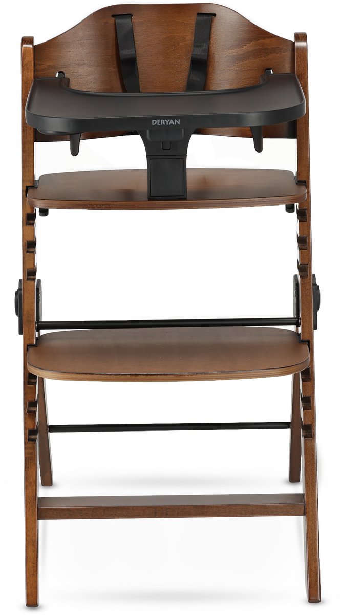 Deryan Odin Luxe Kinderstoel met Bouncer - Bruin + Nougat Bouncer — afbeelding 2