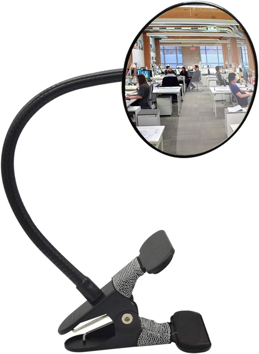 Flexibele Convexe Spiegel voor Veiligheid en Reverseren - Ideaal voor Auto, Tuin en Bewaking (9.5 cm, Rond)