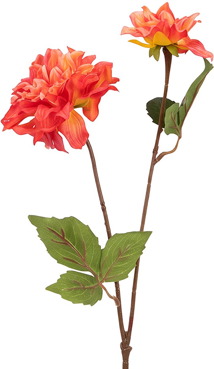 Clayre & Eef Kunstbloem Oranje Kunststof