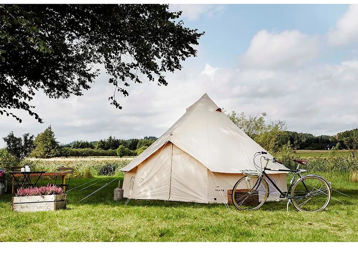 Nordisk Asgard 12.6 tent - 6 personen - Technical Cotton - beige