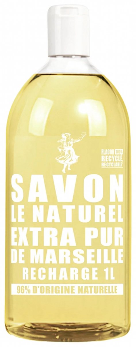 Le Naturel Extra Pur de Marseille zeep navulverpakking 1 L