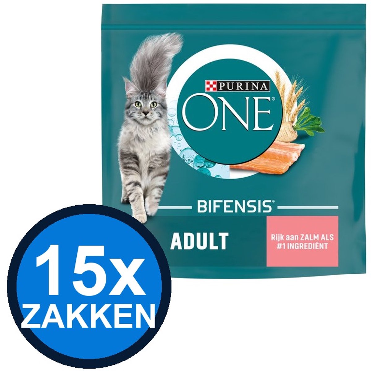 Purina One Purina One - Adult Zalm - Kattenvoer Droogvoer - 800 g