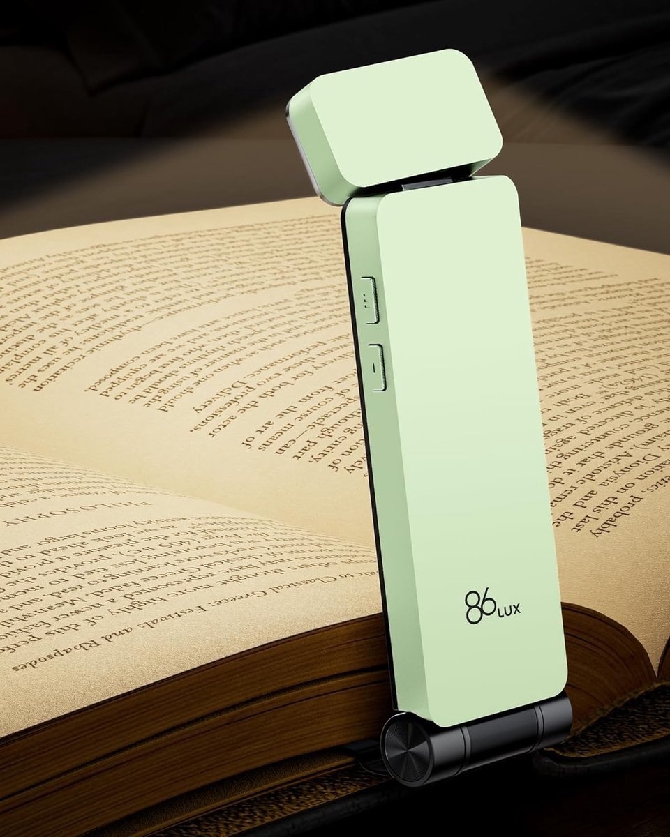 Leeslamp - Mintgroen - Oplaadbaar en Draagbaar - Traploos Dimbaar - Voor Boekenliefhebbers