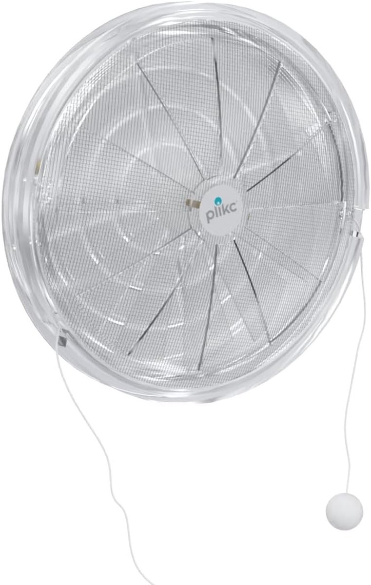 Vensterventilator - Transparant Thermoplast - Openings- en Sluitfunctie - Insectengaas - Voor Raamventilatie