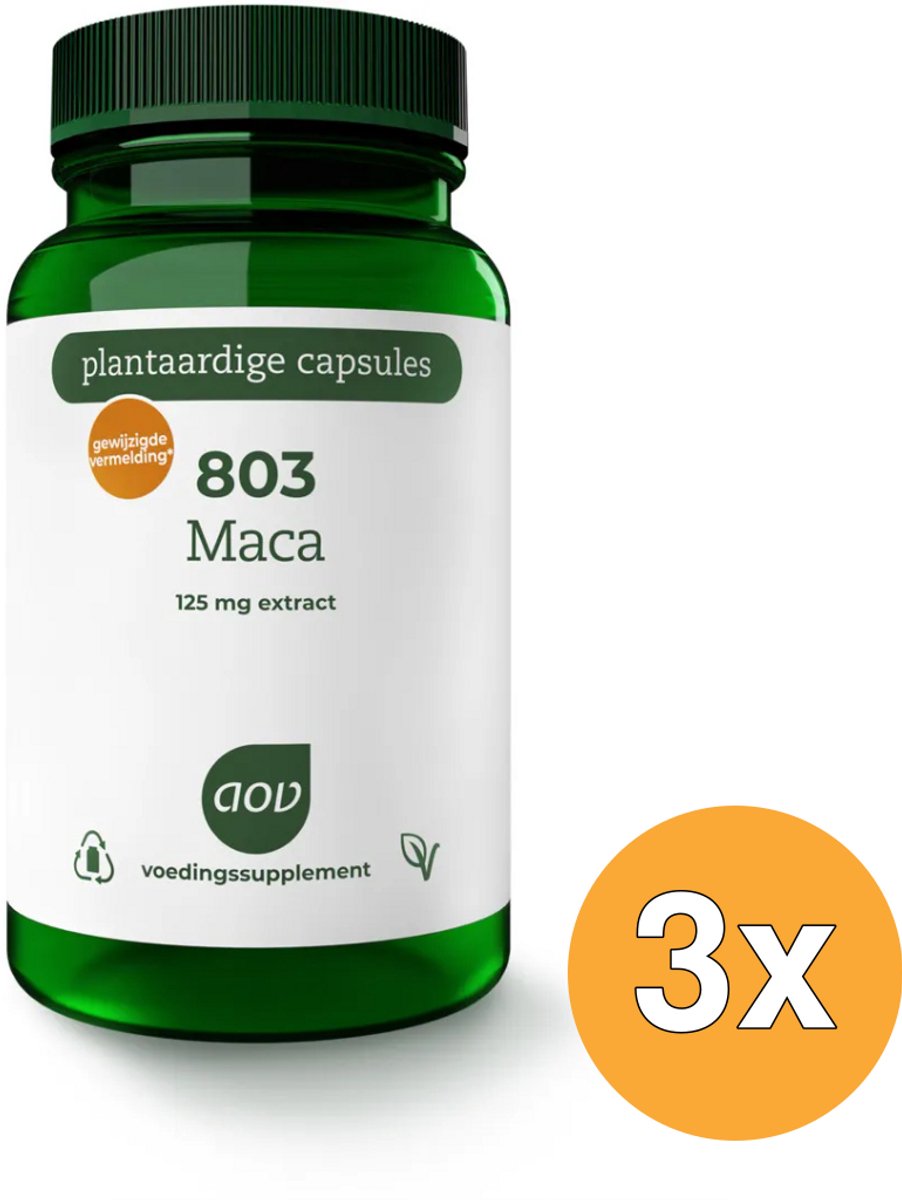 3x AOV 803 Maca (60 vega capsules)