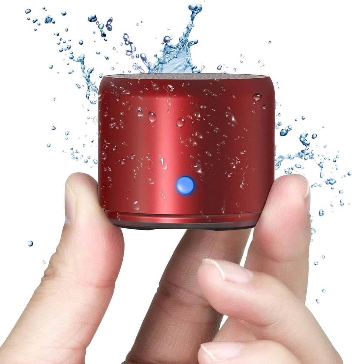 Draagbare Bluetooth Luidspreker - Mini Speaker - Muziek Luisteren - IP67 Waterdicht - 12 Uur Speeltijd - Rood