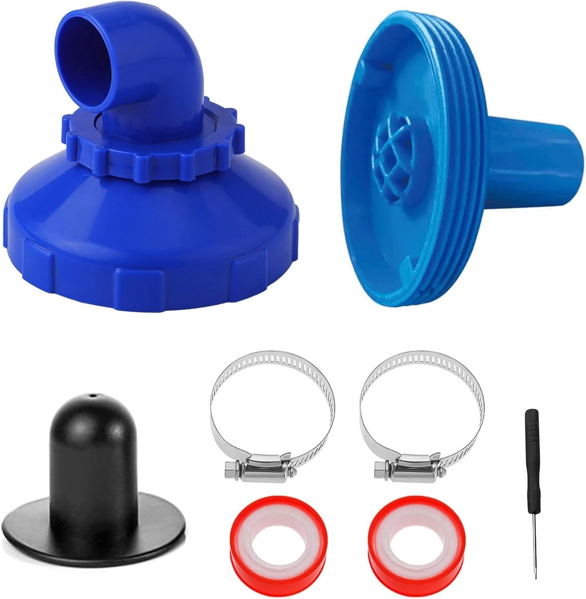 Pool inlet pipe 360° rotatable, Pool nozzles set, Inlet pipe Pole Ø32mm, Pole outlet, Pool exhaust pipe for Intex - ShopVlot