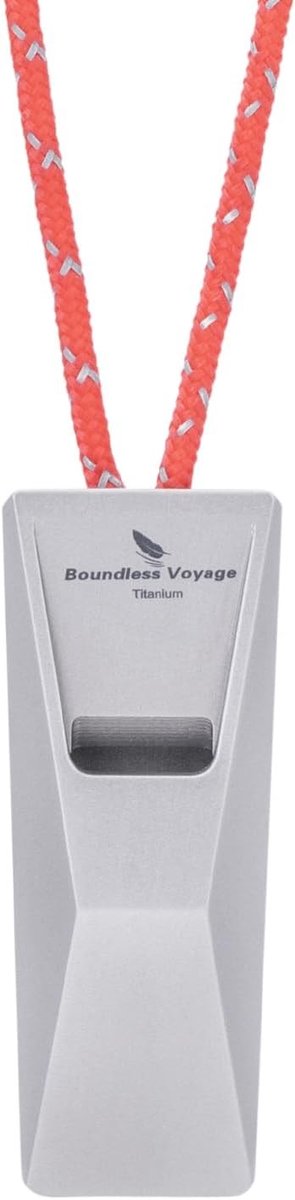 Fluitje - Titanium - Ultralicht - Voor Noodsignalering en Buitenactiviteiten