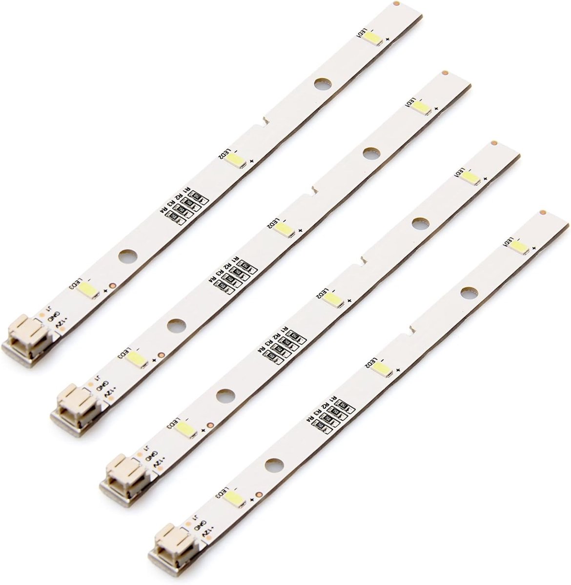 Set van 4 LED Lichtstrips 12V 2W Vervanging voor Koelkast E349766 MDDZ-162A 1629348 1529227 Energiezuinige Koelkastlamp LED voor KIFF5017 KIFF5020 KIFF7017 KIFF7020