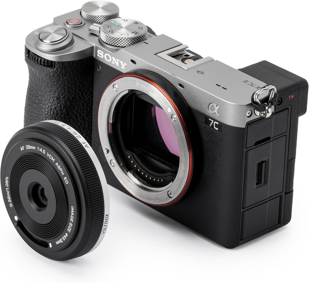 28mm F4.5 Ultra-Slim Pancake Lens voor E-Mount Camera's - Auto Focus, Full Frame, Breedhoeklenzen voor Sony a7 Series