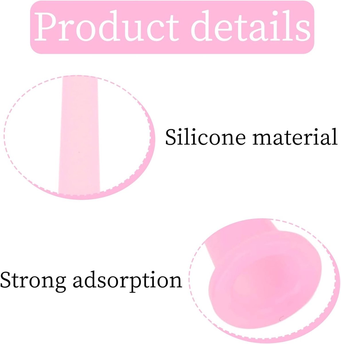 Set van 4 Siliconen Cupping Glazen voor Gezichtsmassage en Cupping Therapie - Roze, Ontspanning en Huidverzorging