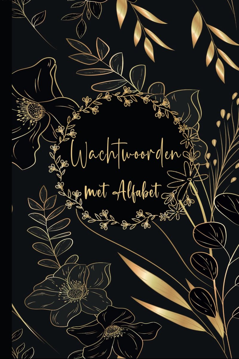 Wachtwoordenboek A5 - 110 Pagina's - Alfabetisch - Vergeet nooit meer je wachtwoorden - ShopVlot
