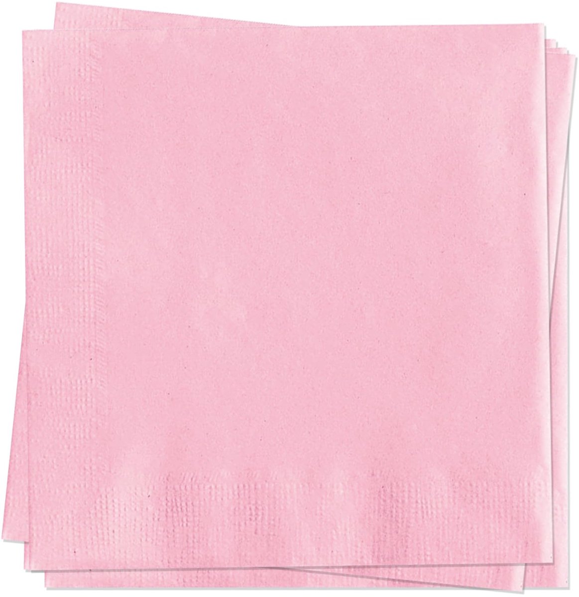 Morainjay 20 stuks roze serviettes, 16,5 cm effen kleur voor feesten, verjaardagen, bruiloften en picknicks - ShopVlot