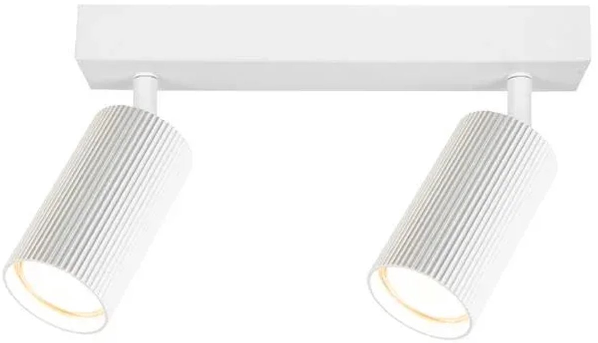 Plafondlamp GU10 LED Lucerno verstelbaar 2x Wit