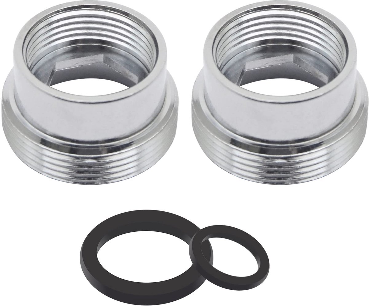 Kraanadapter 16mm - 22mm - Tap Aerator Connector - Verbetert waterkwaliteit voor keuken en badkamer - ShopVlot