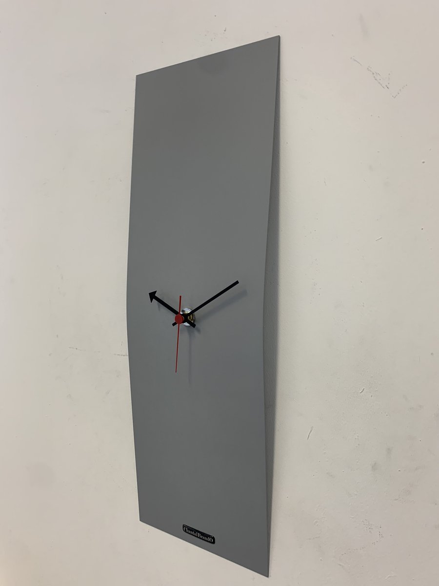 Wandklok Brooklyn New York Modern Design GRIJS