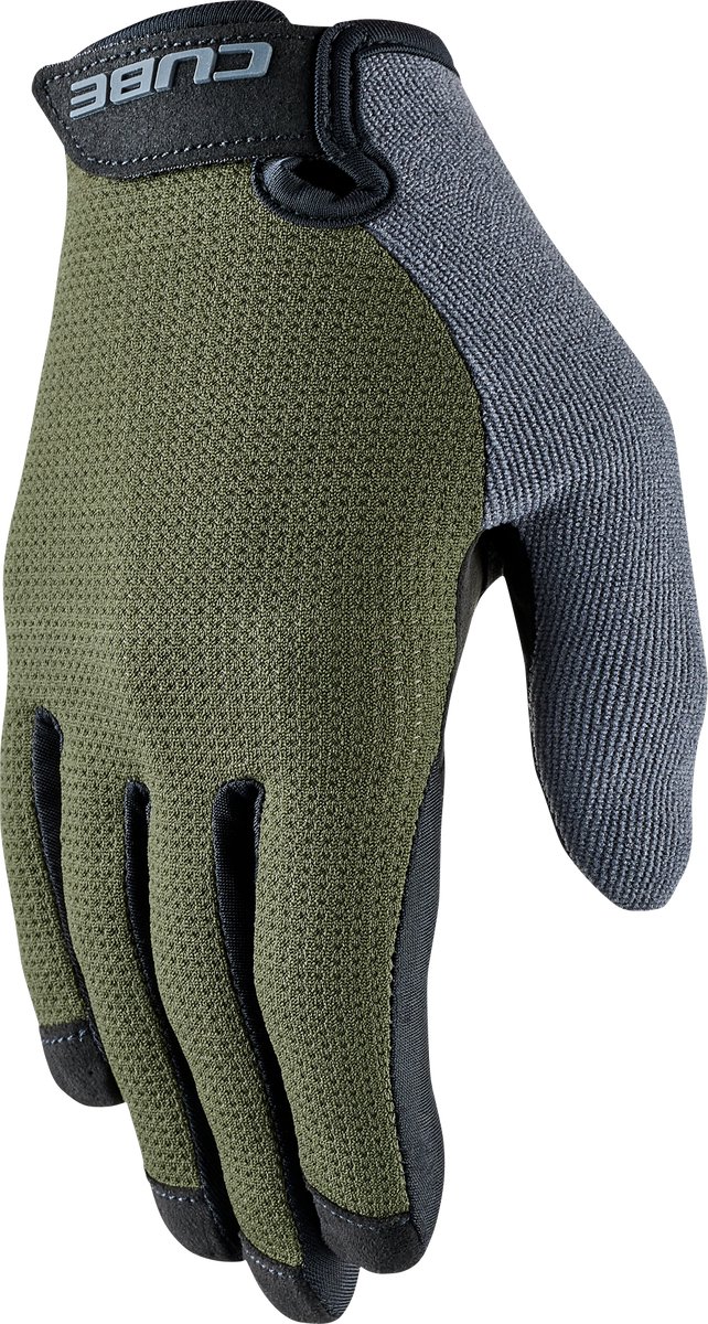 CUBE GLOVES CMPT COMFORT LONG FINGER TM REED GREEN