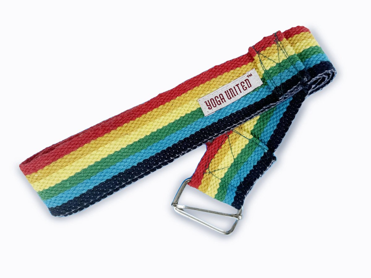 Yoga riem – Chakra ontwerp – 240 cm – Ondersteuning en flexibiliteit - ShopVlot