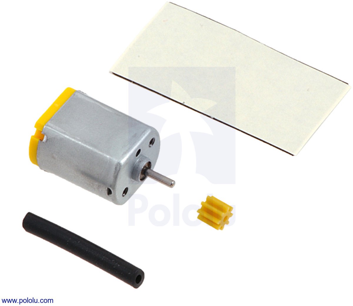 Tamiya 75026 Mini Motor Set – 030 Brushed DC Motor met Tandwiel & Bevestiging – Pololu-1688