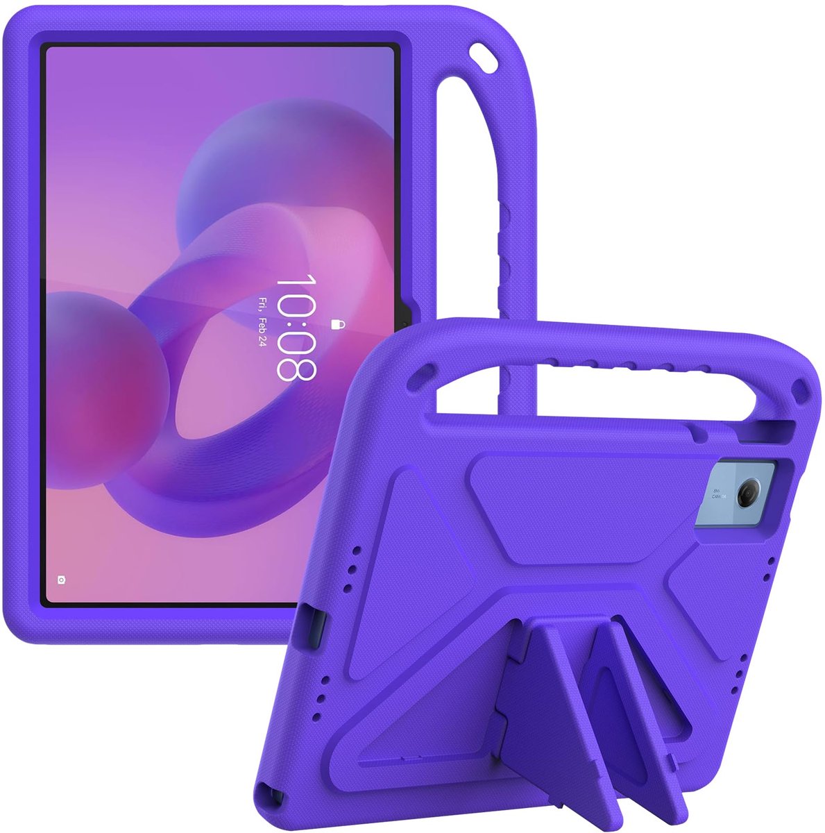 Hoes voor Lenovo Idea Tab 11 inch - Kinderhoes - Paars - Beschermt tegen vallen - ShopVlot