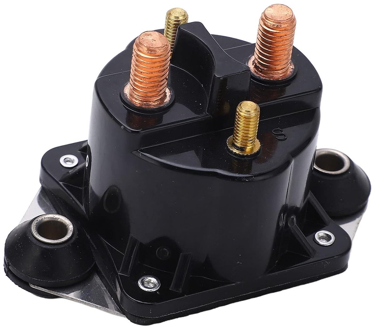 Starter Power Trim Solenoid 12V 100 Amp voor Mercruiser Buitenboordmotoren - Betrouwbare Metaalconstructie en Eenvoudige Vervanging voor Optimale Prestaties