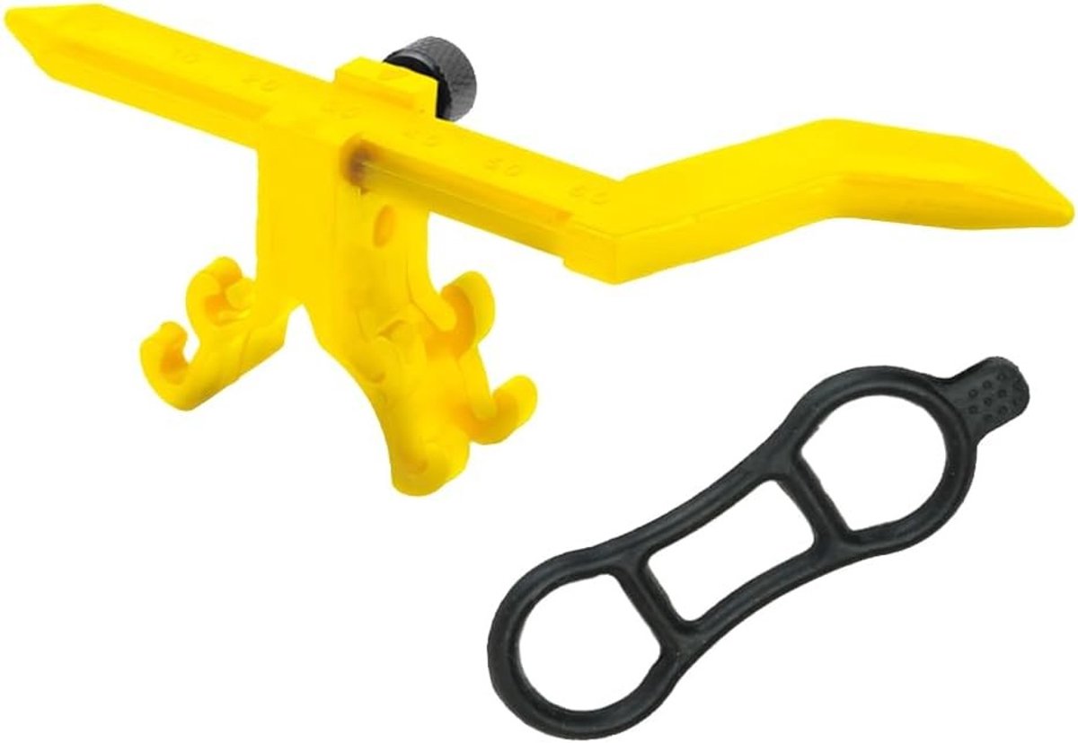 Instelbare mini-houder voor fietswielen, reparatiegereedschap voor fietsvelgen en accessoires in geel