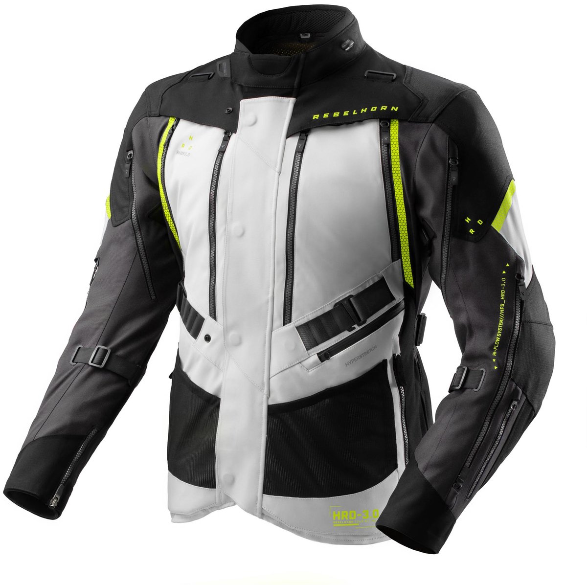Rebelhorn Hardy 3.0 waterdichte motorfiets textieljas -