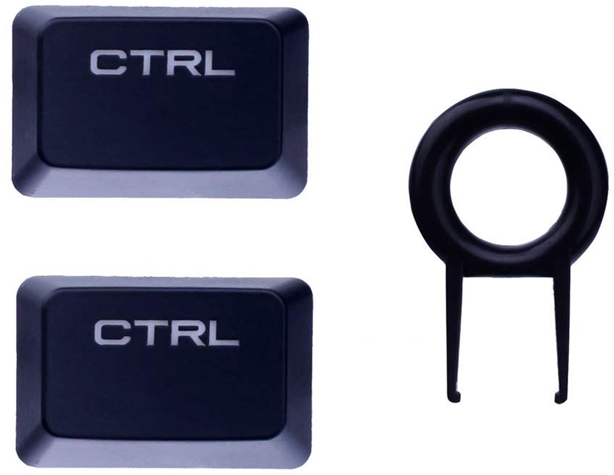 Vervangende toetsdoppen voor mechanisch toetsenbord - Ctrl - 2 stuks - Geschikt voor Corsair K95, K70, K65 - ShopVlot