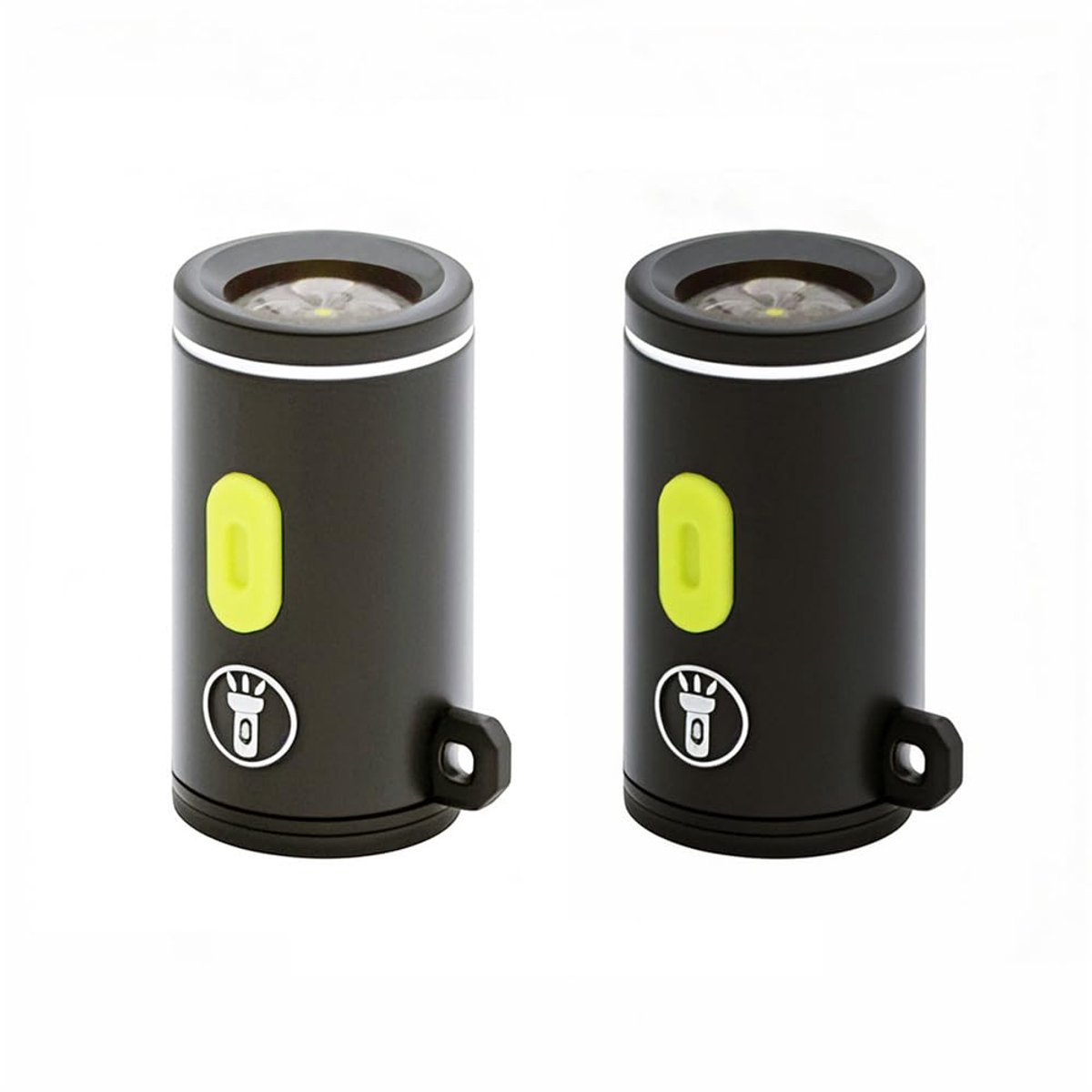 USB-C LED-lamp 2-pack - Draagbare mini-LED-binnenverlichting - 210 hoge lumen - Ideaal voor wandelen en fietsen - ShopVlot