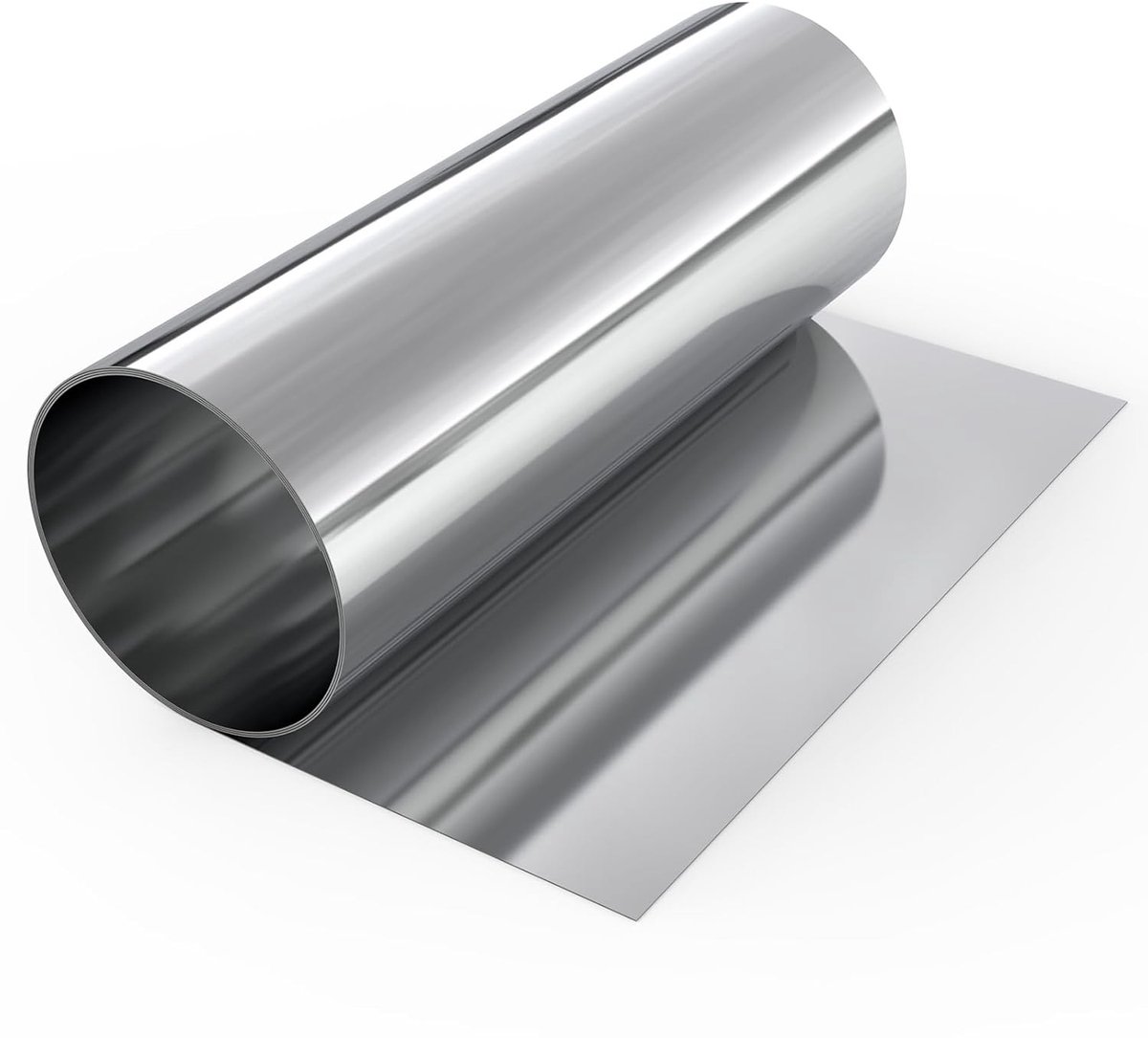 304 RVS folie 0.3x200x1000mm voor industriële machines, oppervlaktebescherming en pijpleidingen