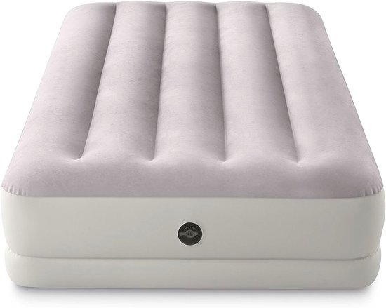 Luchtbed - Opblaasbaar bed - Comfortabel slapen - Geïntegreerde USB-pomp - 99x191x30 cm - Meerkleurig — afbeelding 5