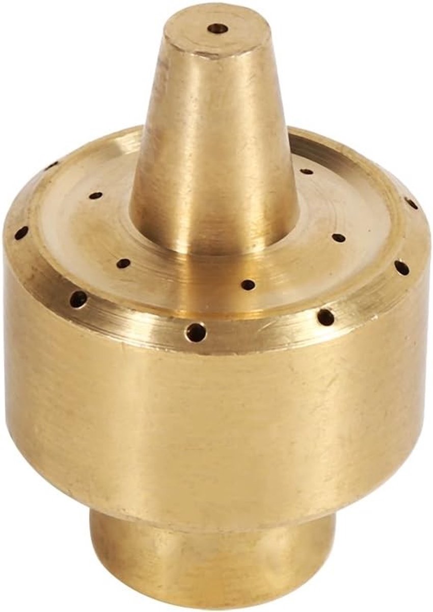 1/4"/1/2"/3/4" Spraykop voor Tuinirrigatie en Fonteinen, Messing Meerkanaals Waterstraal voor Efficiënte Besproeiing en Tuinonderhoud (1/2")