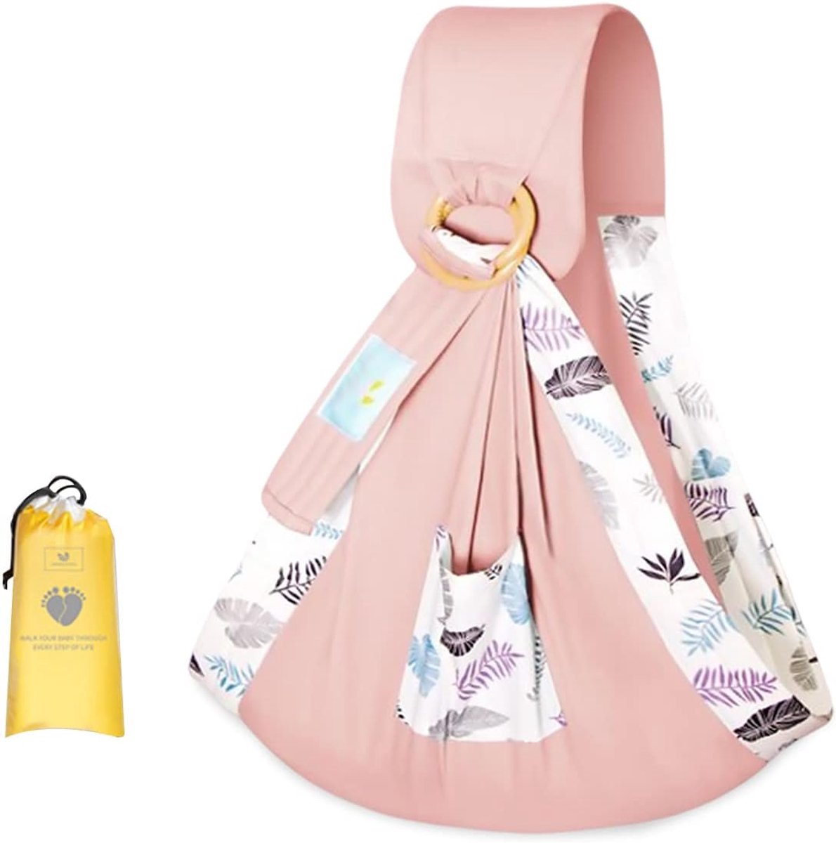 SONARIN Baby Sling Wrap, Cotton Baby Sling Carrier Baby Wrap Carrier Breastfeeding Cover Nursing Cover Baby Carrier - ShopVlot
