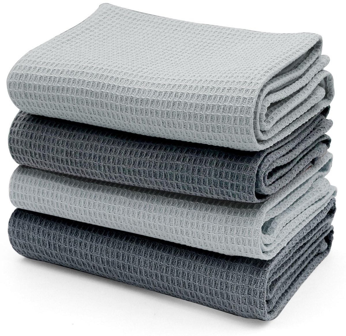 Theedoeken 45 x 65 cm - katoen wafelpiqué - absorberend - ideaal voor afwassen - ShopVlot