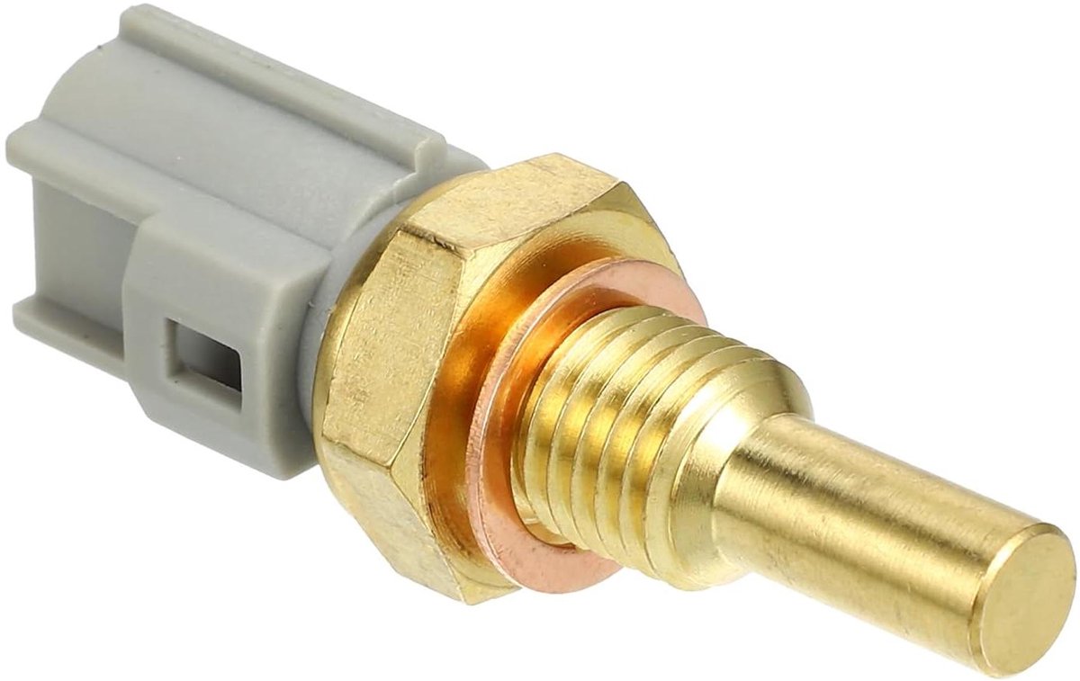 Watertemperatuur Sensor - Koelvloeistof Sensor - Motor Diagnostiek - Directe Vervanging - 1 Stuks - Grijs Goudkleurig
