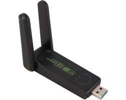 USB Wifi Adapter - Wifi Dongle Receiver - Internet Verbinding - Dual Band 5G - 150 Mbps - Zwart